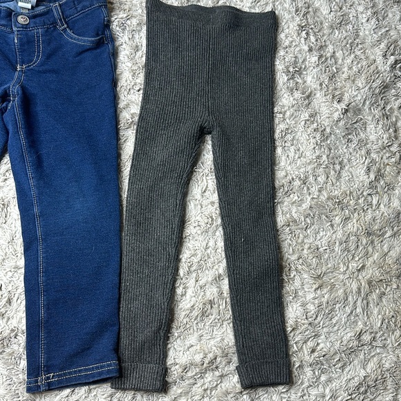 3T girls lot, jeans, leggings, shorts, Disney hoodie, and Tommy shirt - Picture 13 of 14